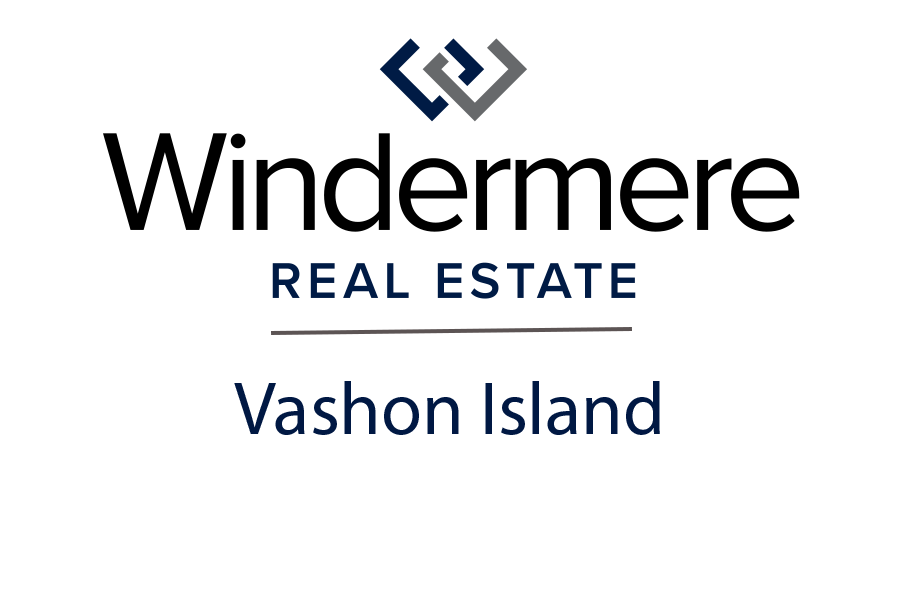 New Logo with blue Vashon Island